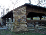 CCC-built picnic shelter, SCI-609-11, Scioto Co., Ohio.
